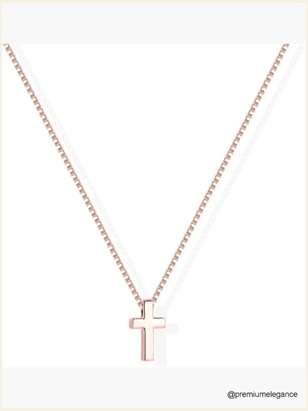 Dainty Cross Pendant Necklace 14K Gold Plated Faith Gift